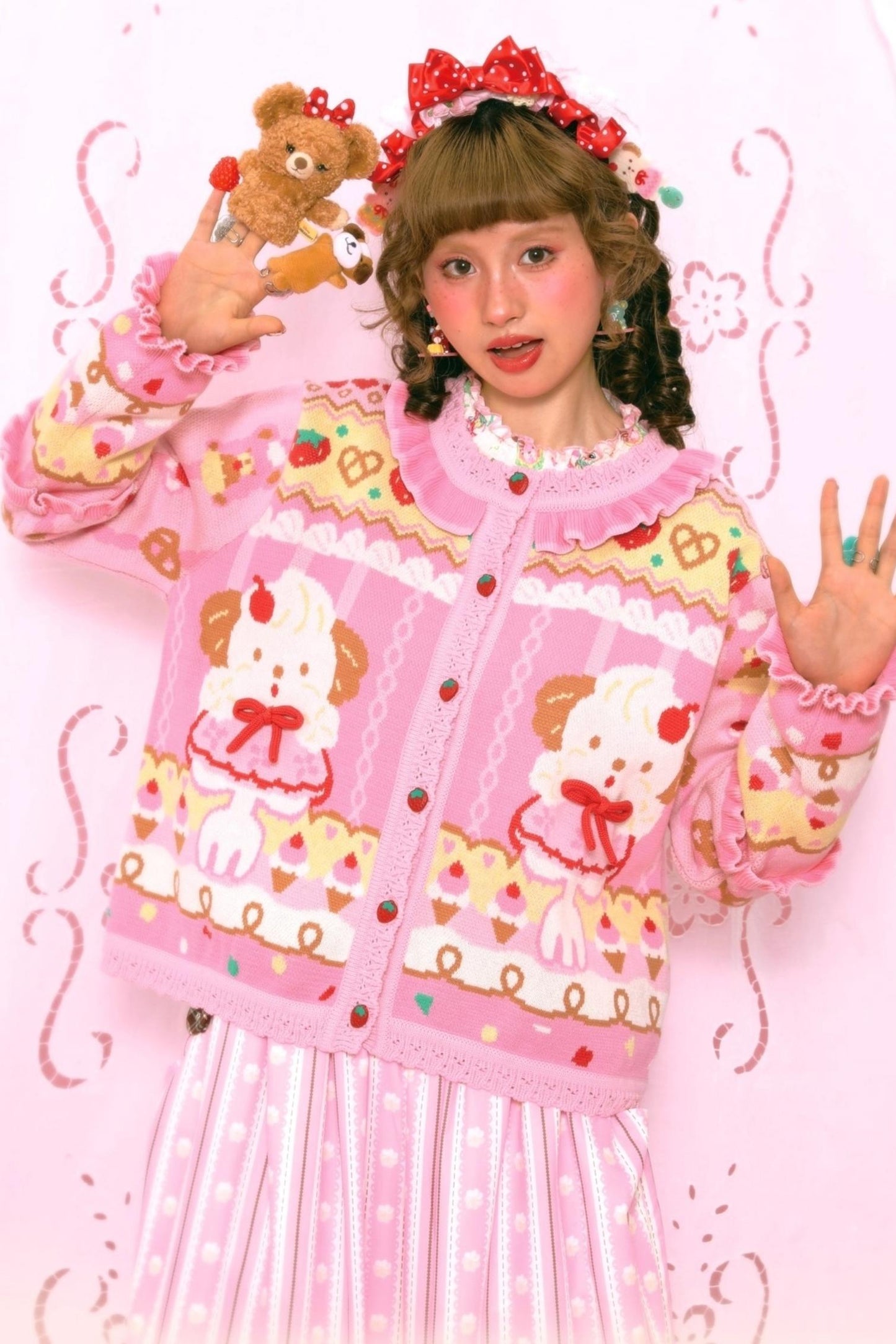 Sweet Tea Puppy Knit Cardigan