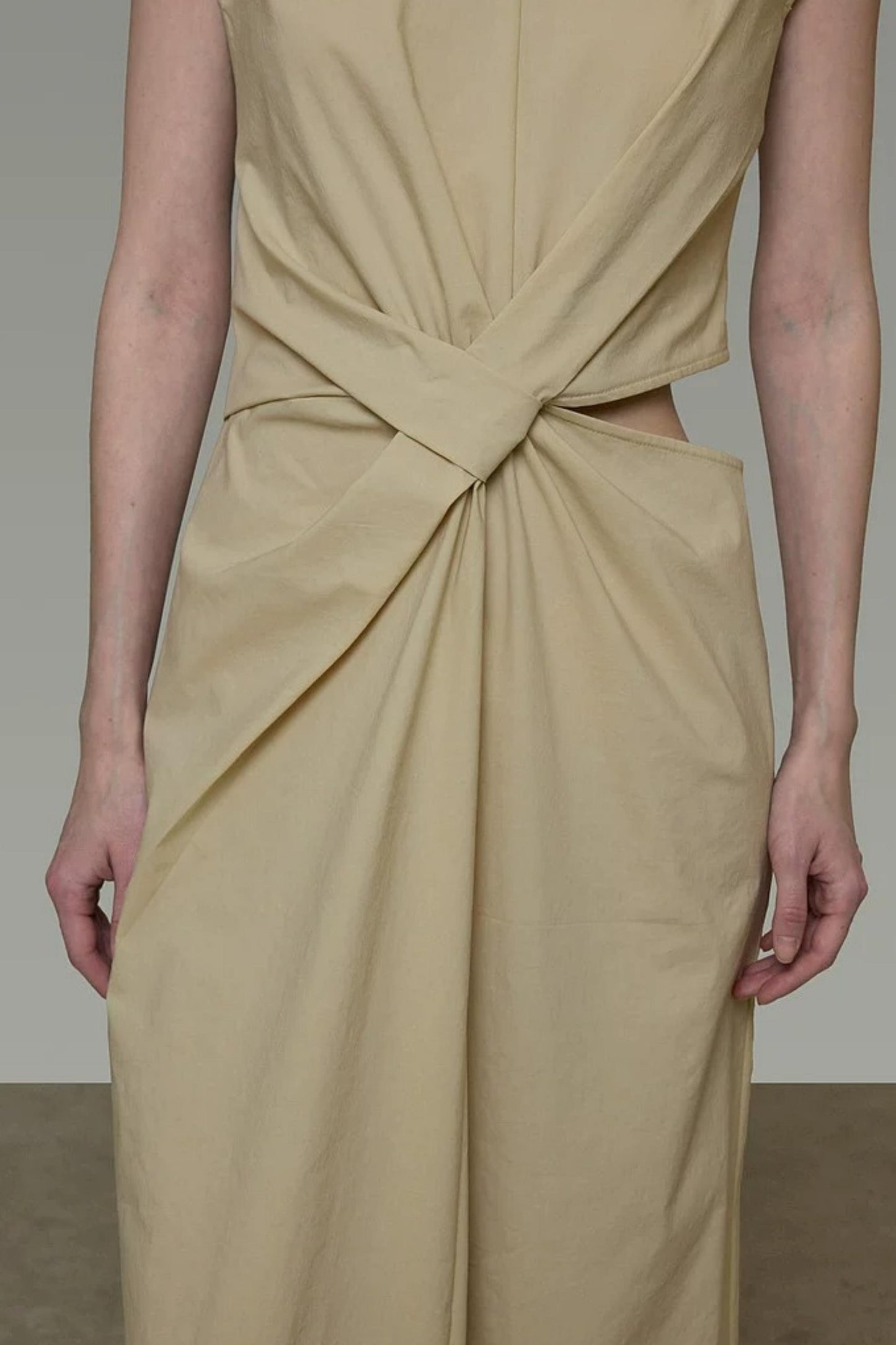 French Pleated Summer Dress