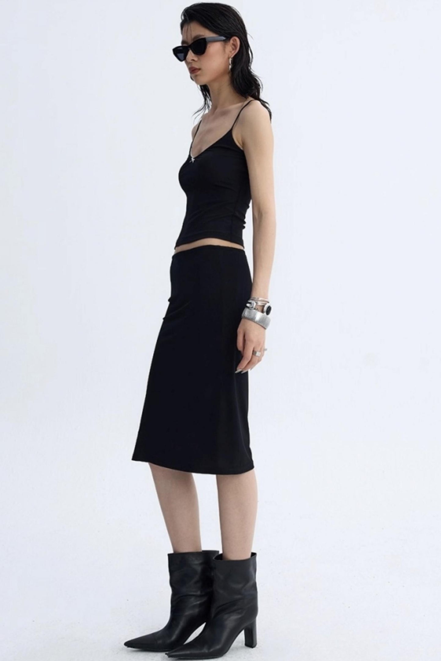 Cool Lace Bow Three-Piece Set-Up