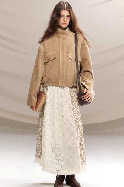 Corduroy Retro Flight Jacket