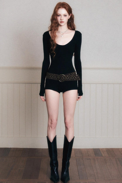 Sweet Spicy Knitted Jumpsuit