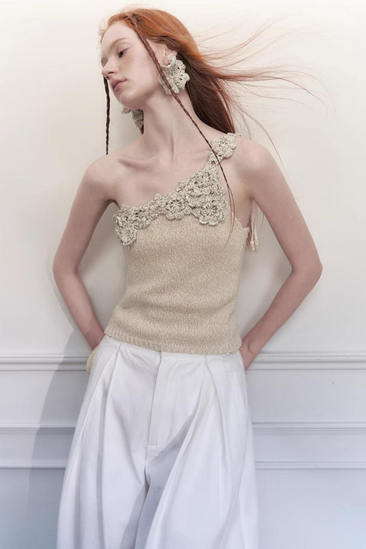 Bamboo Ribbon Summer Bustier Top