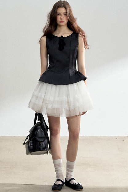 Maiden Tess Lace & Satin Tutu Dress