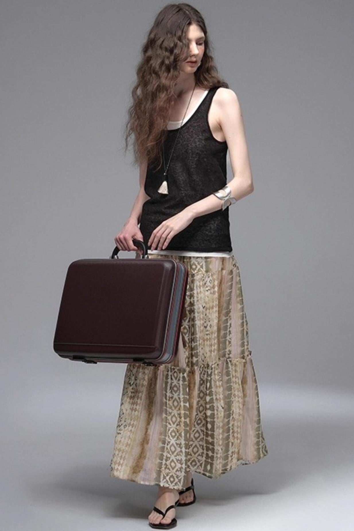 Tri-Color Linen Vest