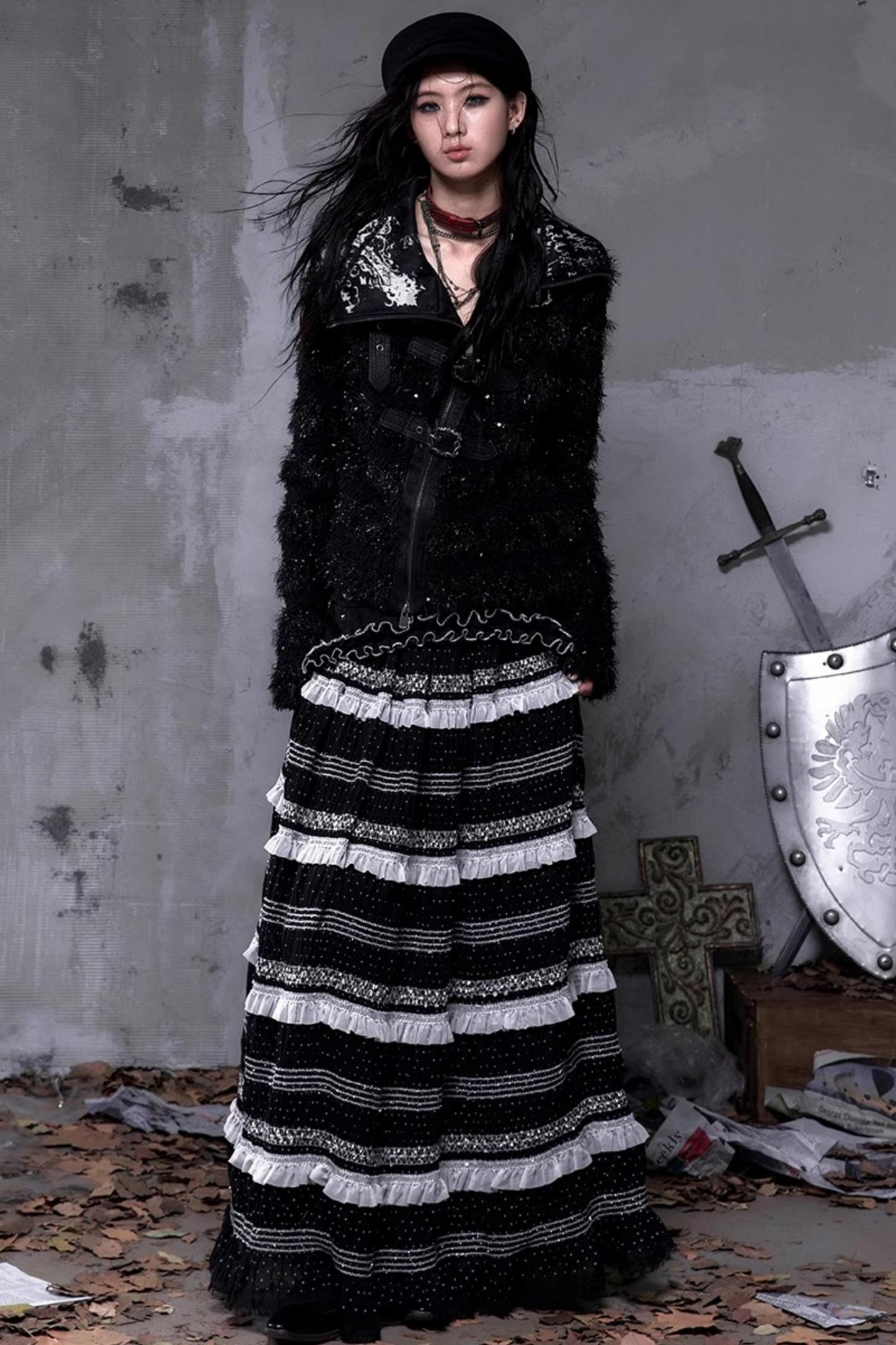 Rock Daughter Lace A-Line Skirt