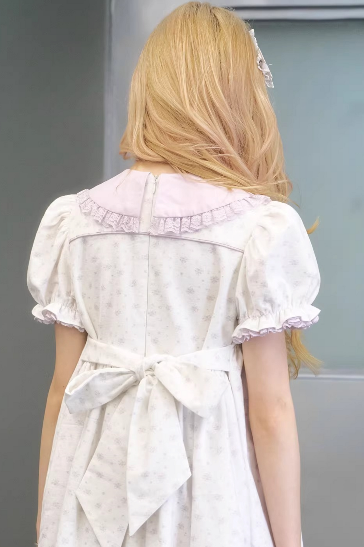 Light Purple Floral Princess Dress