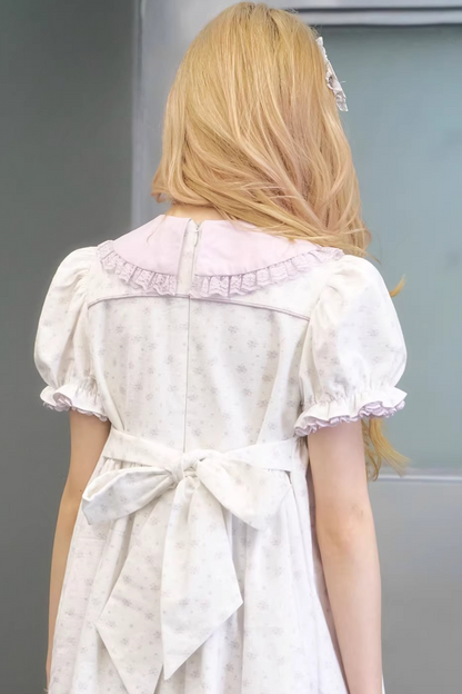 Light Purple Floral Princess Dress