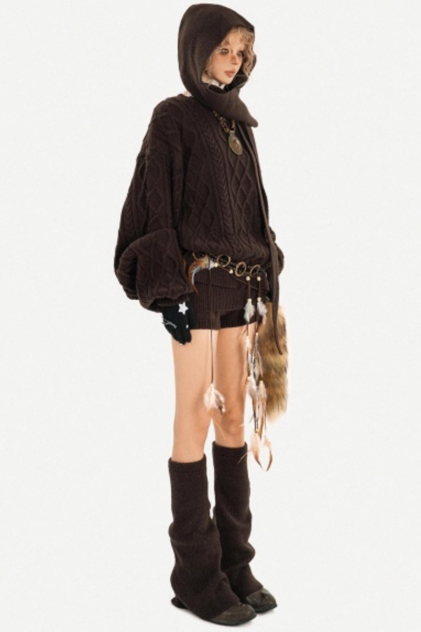 Milky Retro Sweater Set-Up