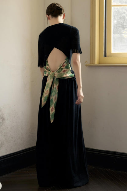 Black Wide-Leg Pants