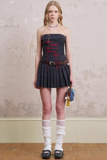 Tassel Stripe Sheath Dress