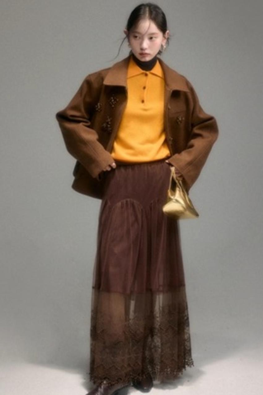 Oak Hazelnut Wool Jacket Set-Up