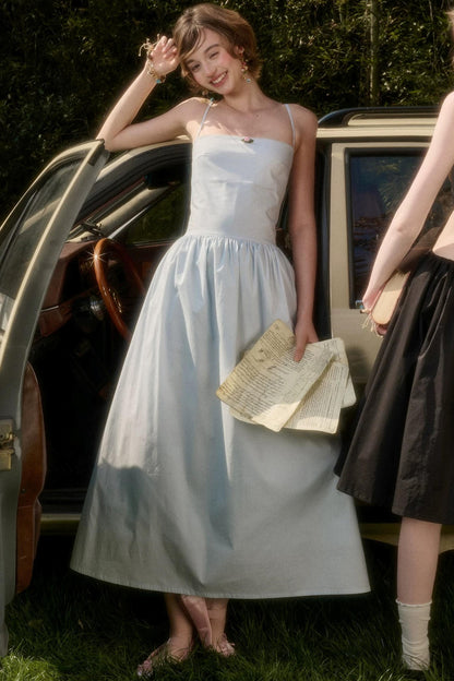 Baby Blue Cotton Fairy Dress