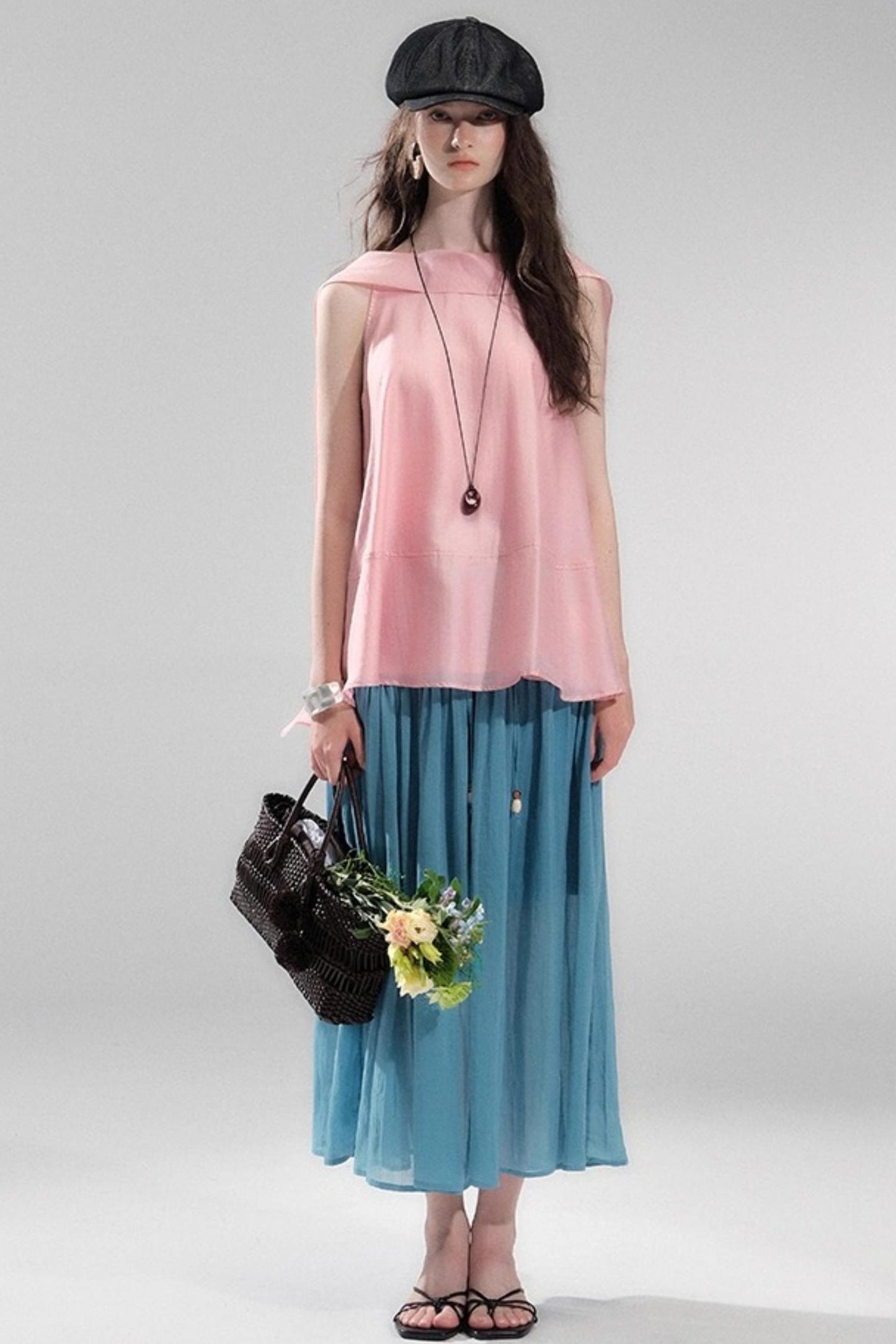 Dandelion Draped Vest Top