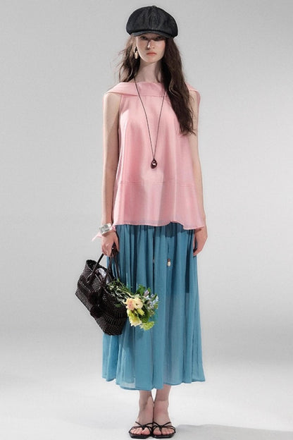 Dandelion Draped Vest Top