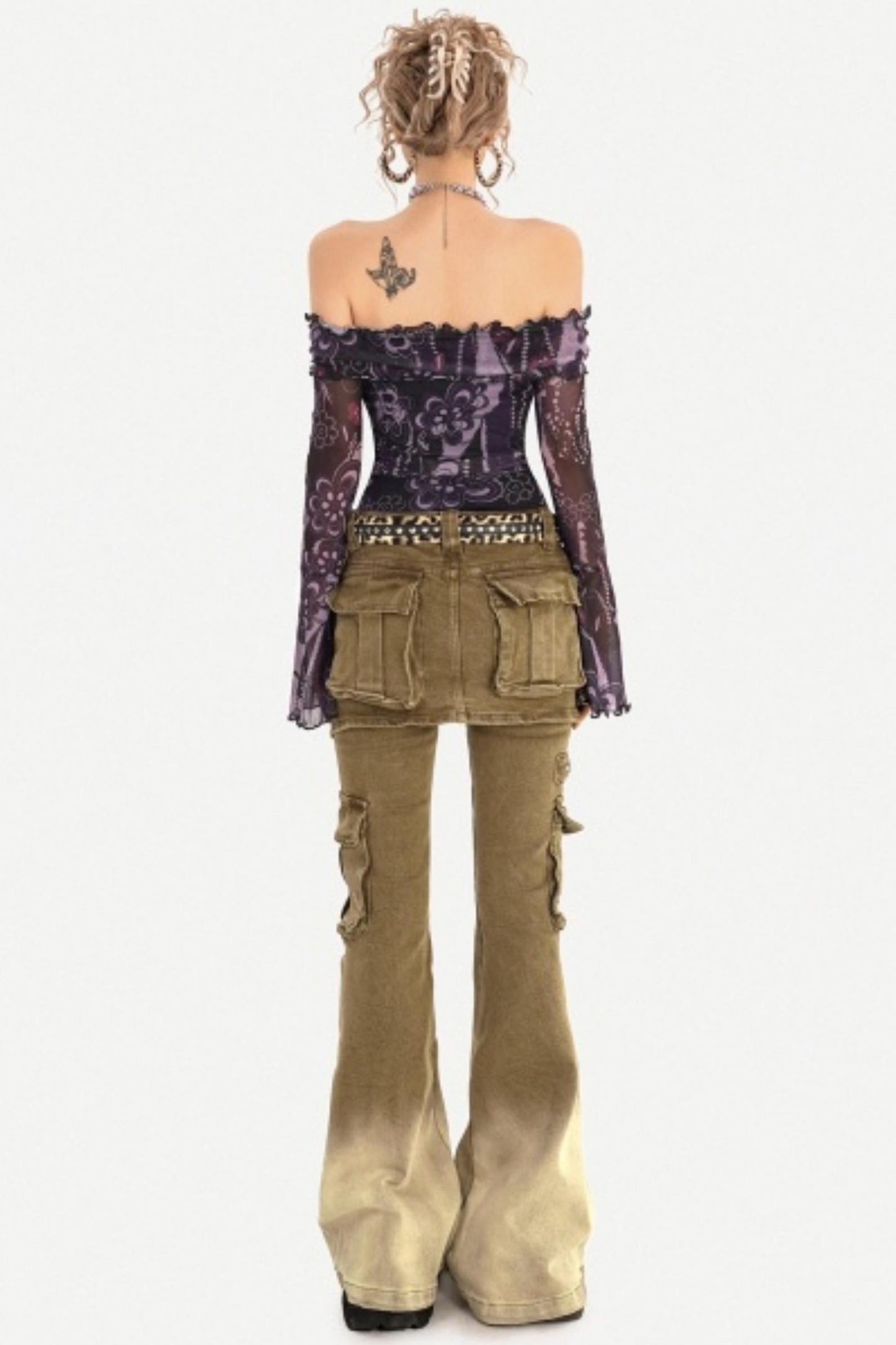 Hippie Retro Mesh Top