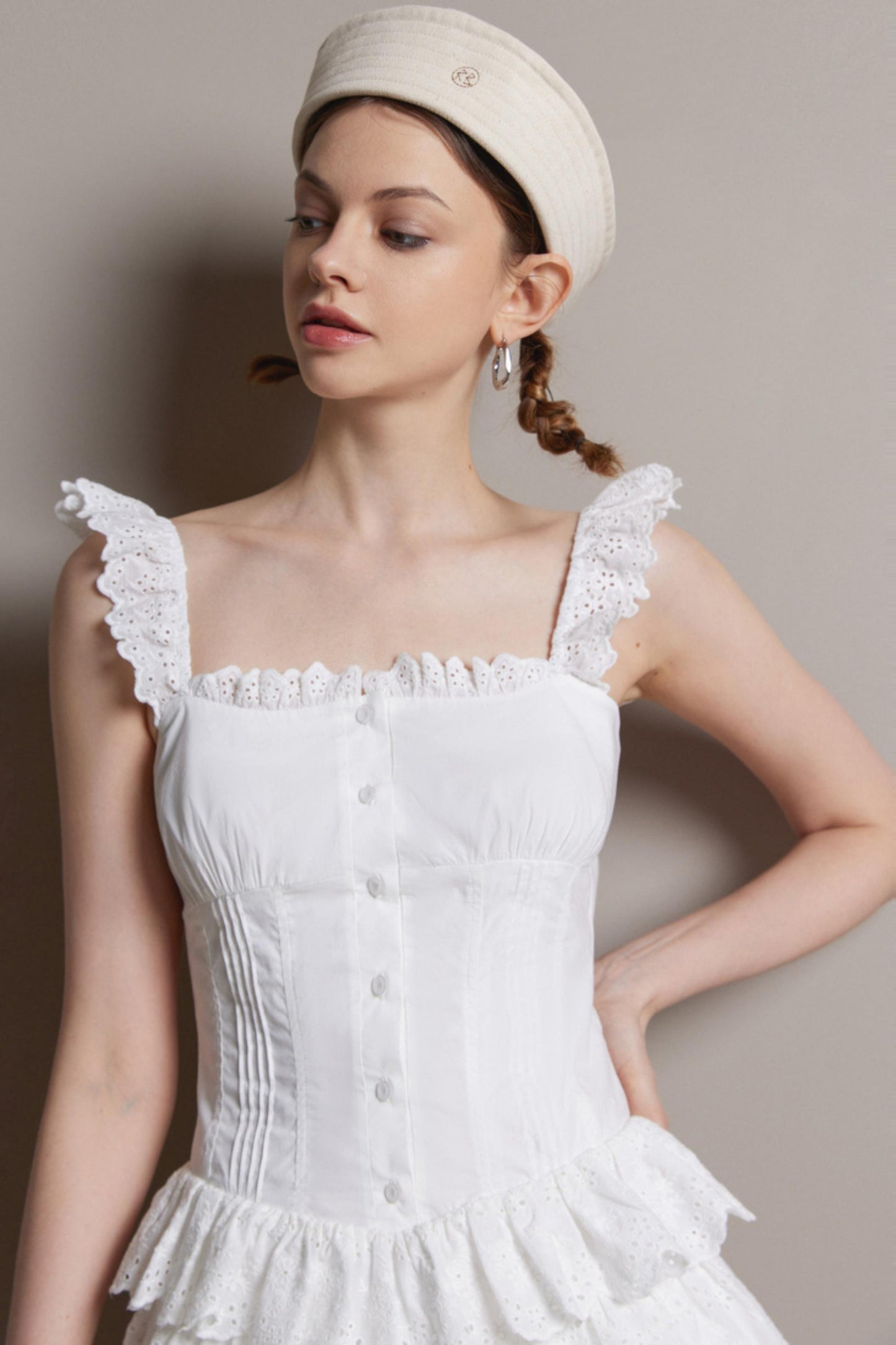 Hyacinth Halter Lace Dress