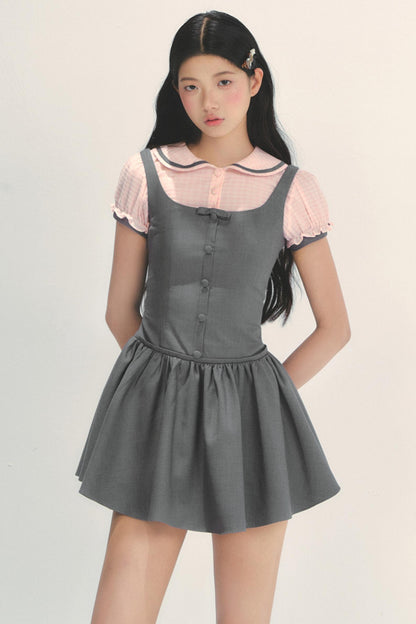 College Patchwork Dress