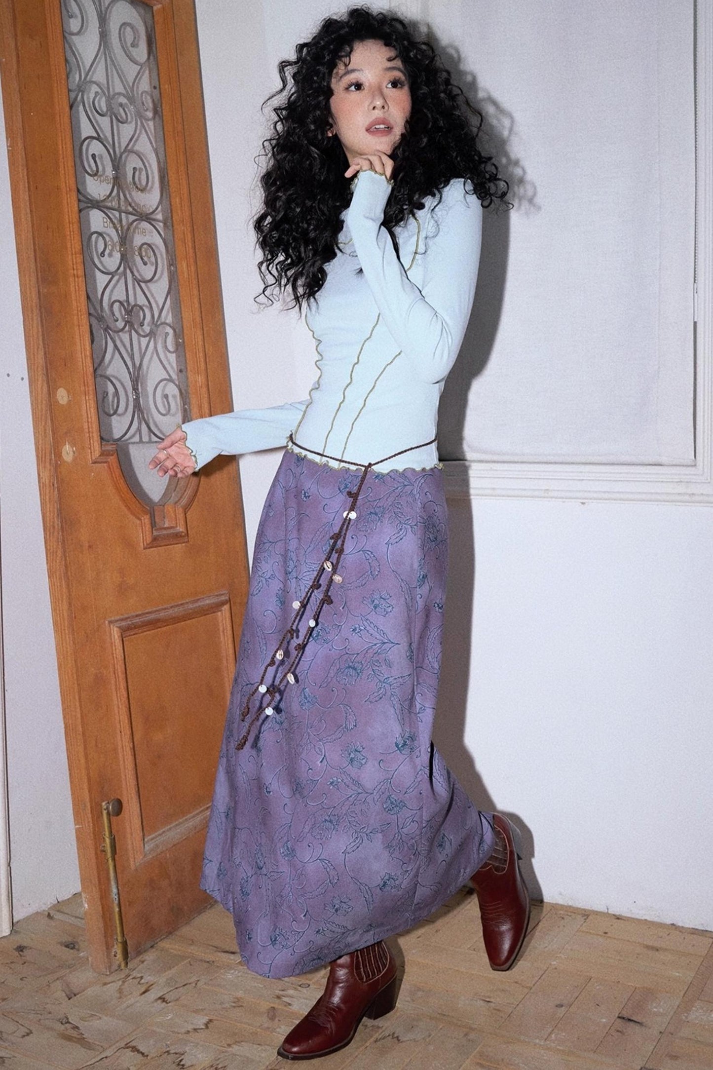 Floral Philosophy Skirt