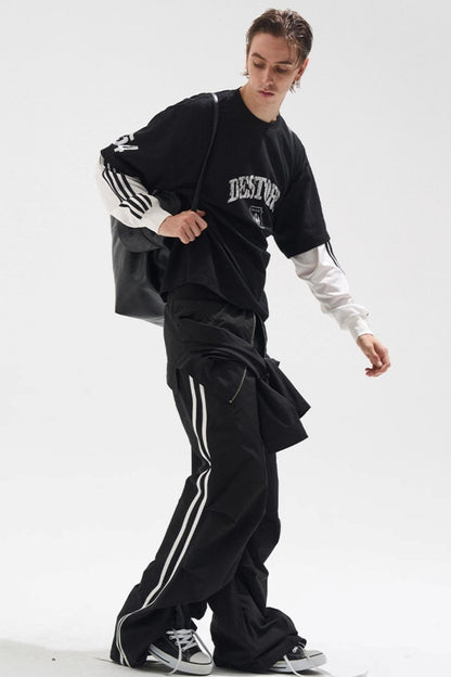 Fake Two Mottled T-Shirt