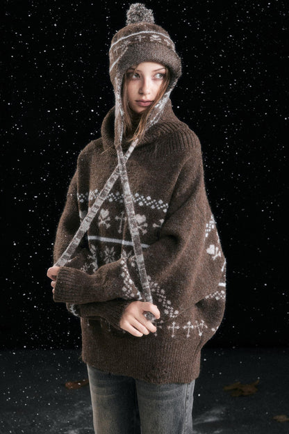 Fair Isle Vintage Sweater Top