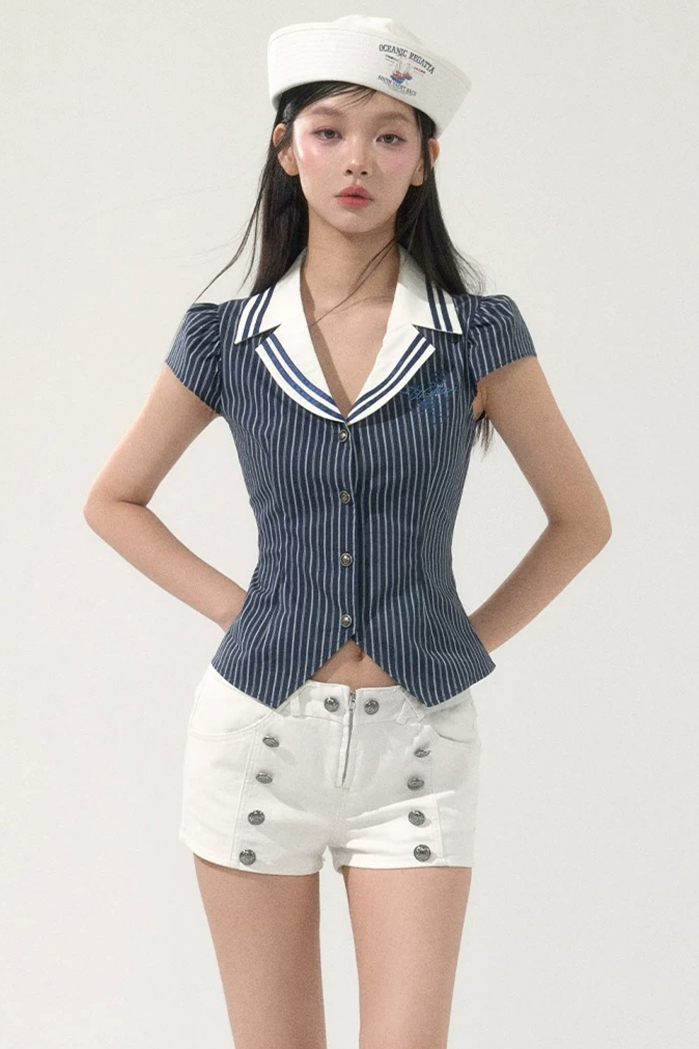 Vintage Flutter Sleeve Blouse