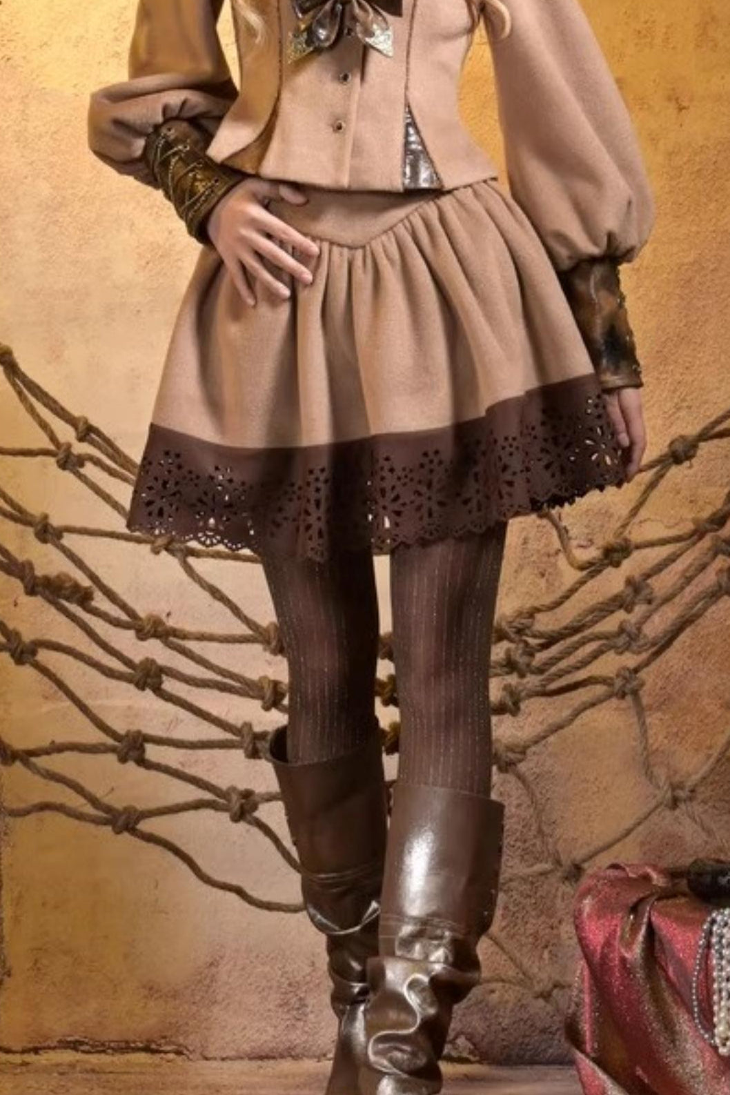 Steampunk Woolen Suit Set-Up