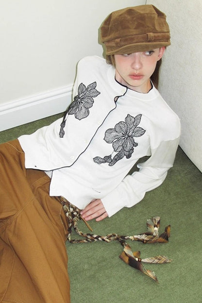 Light Wool Blend Cardigan