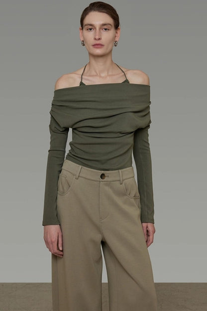 Autumn Knitted versatile high-end Top