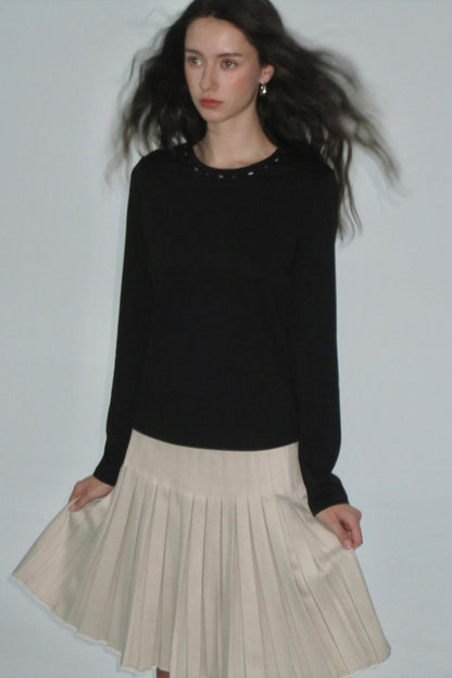 Structure Long-Sleeved T-Shirt