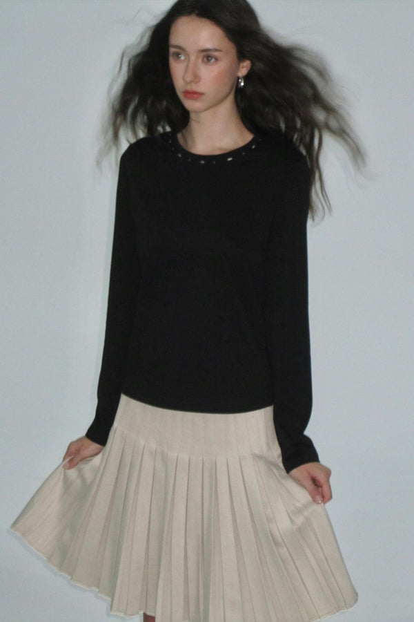 Structure Long-Sleeved T-Shirt