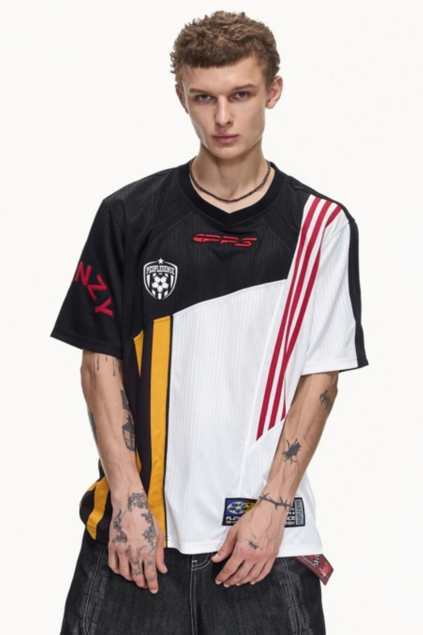 Color-Blocked Jersey Sports Top