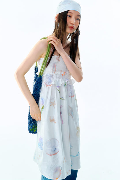 Chic Sea Bustier Skirt