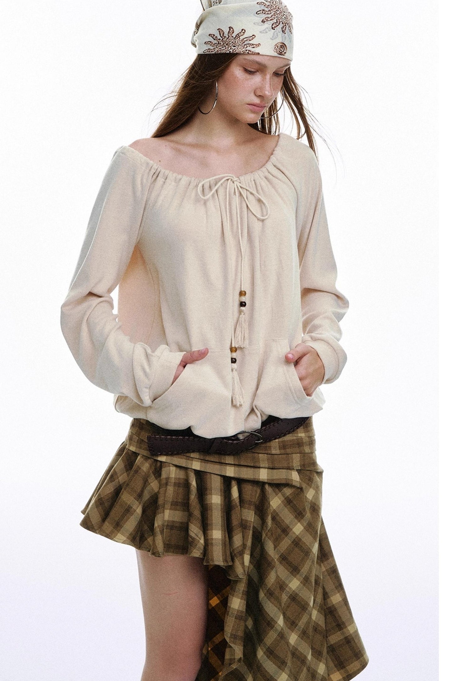 Bohemian One-Shoulder Top