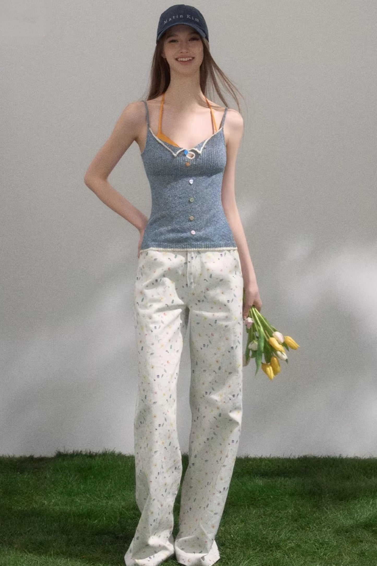 Sweet Floral Girly Pants