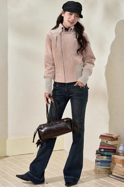 Blue Vintage Slim Denim Trousers