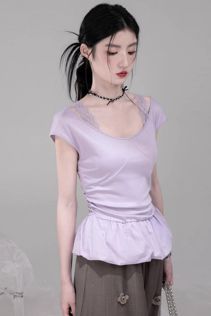 Silk Tomato Mist Top