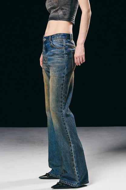 Distressed Denim Jeans