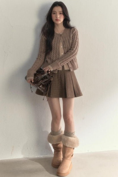 Fake Two Gentle Knit Sweaters