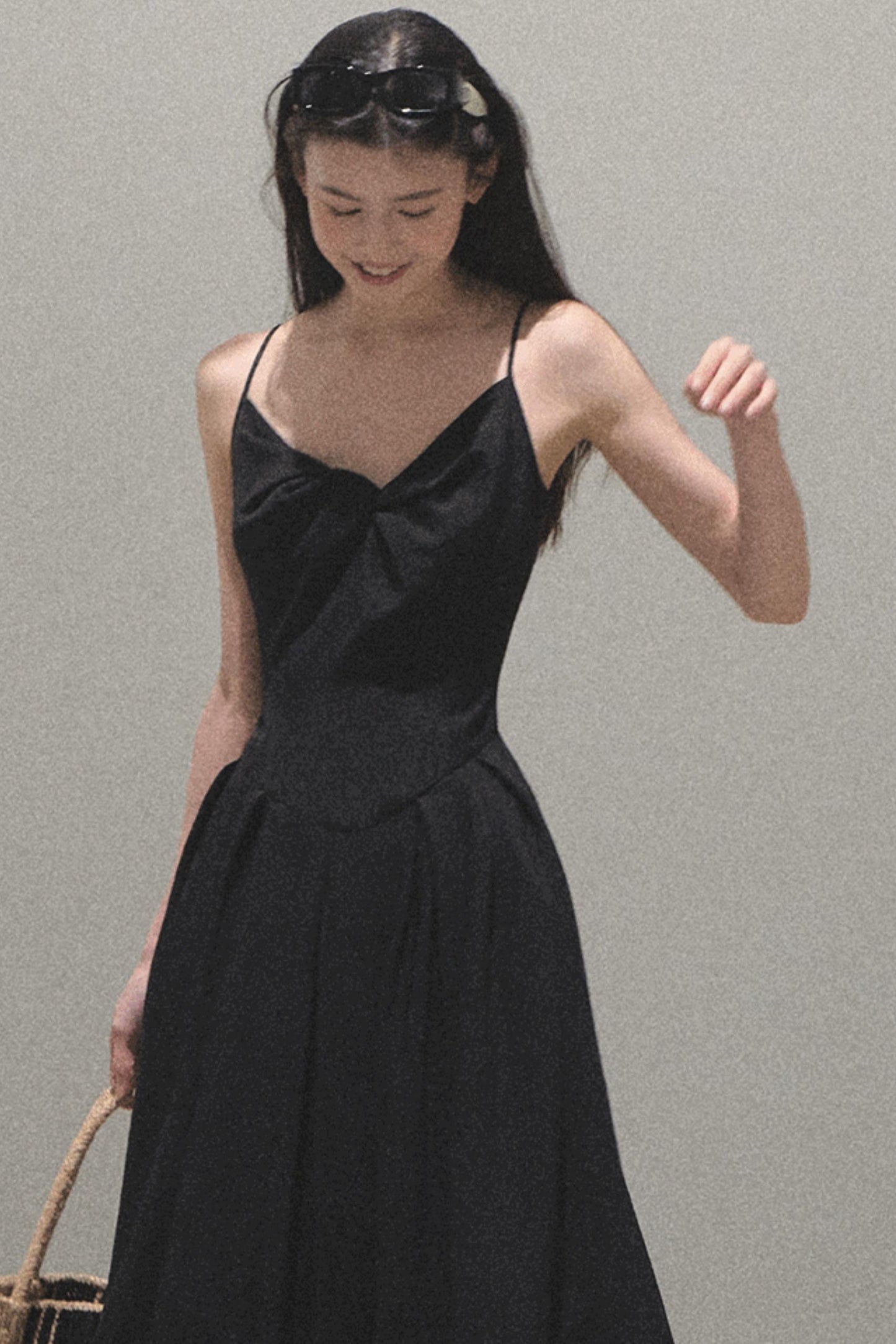 Vintage Ice Linen Camisole Dress