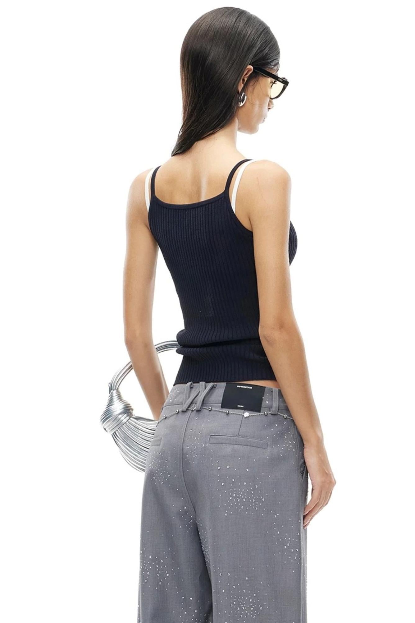 Sequin Beaded V-Neck Camisole