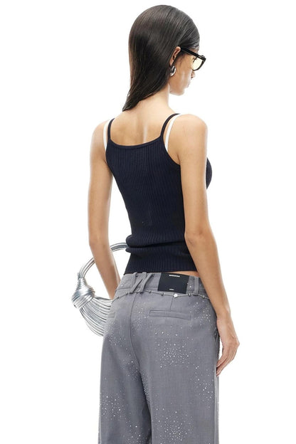 Sequin Beaded V-Neck Camisole