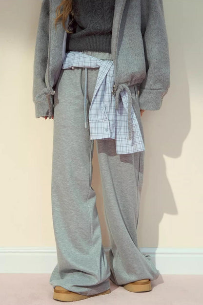 Straight Woolen Trousers