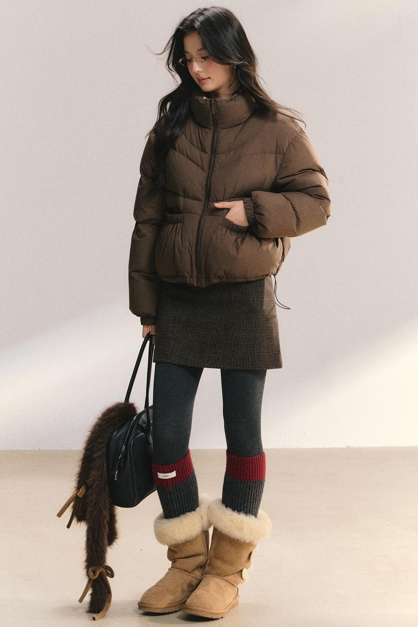 Plaid Frosting Cotton Jacket