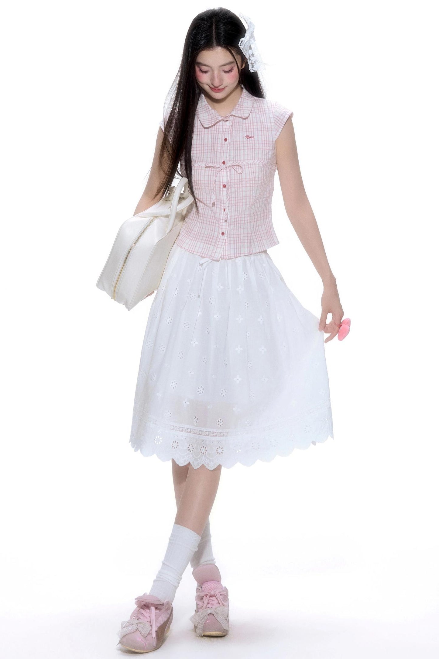 Short-Sleeve Color Block Shirt