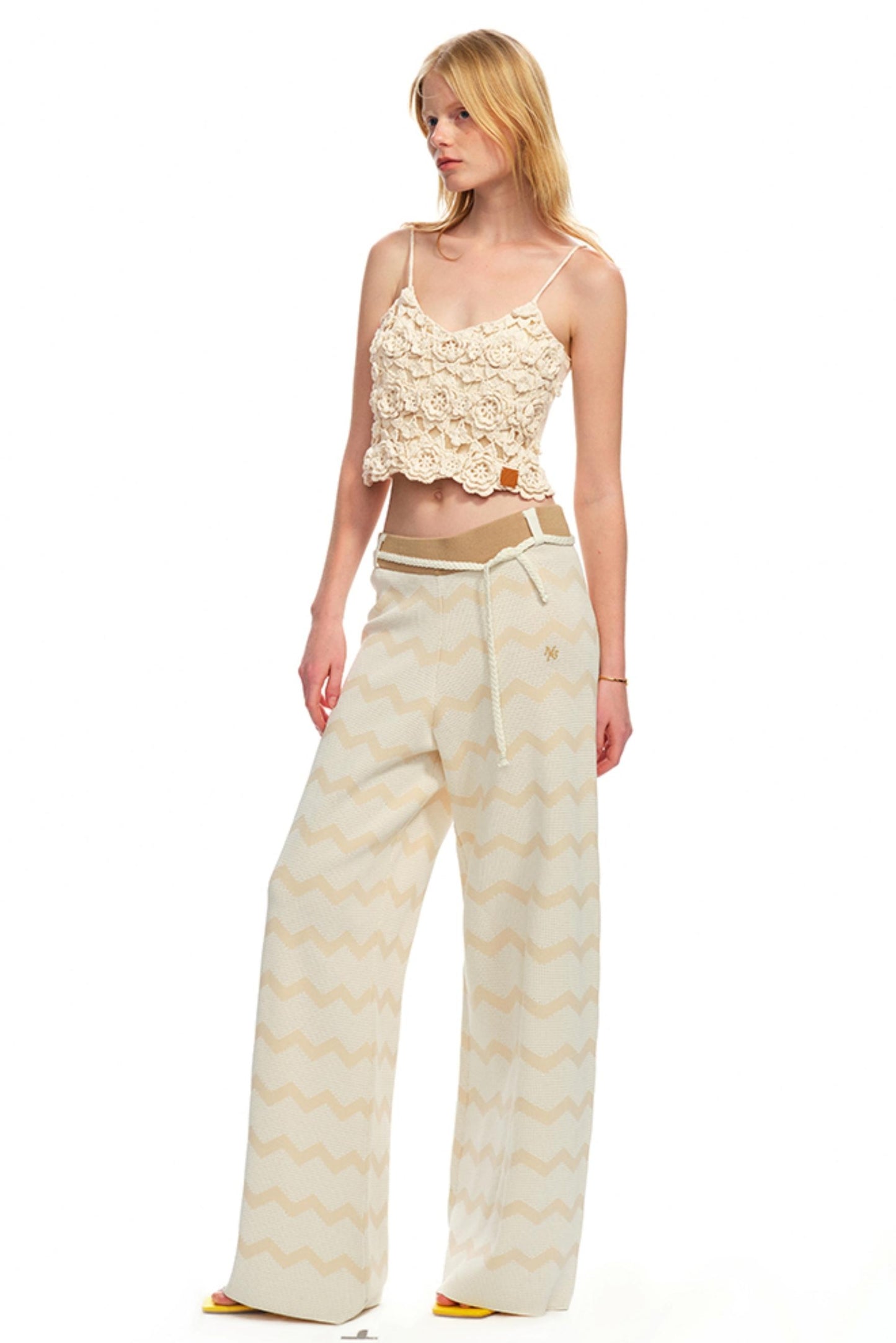 Jasmine Floral Crochet Camisole