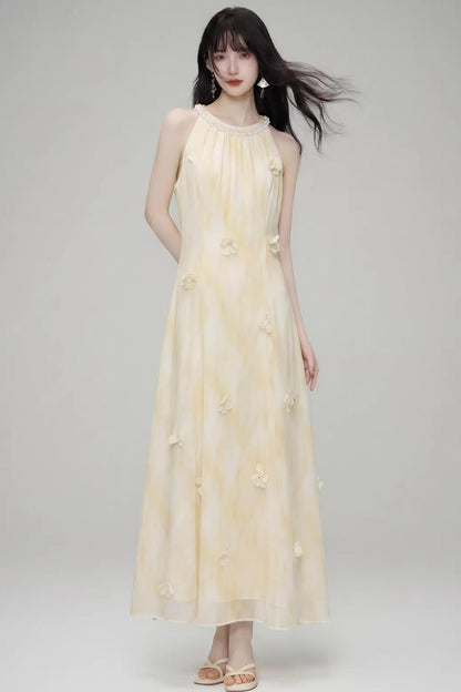 Three-Dimensional Floral Dress