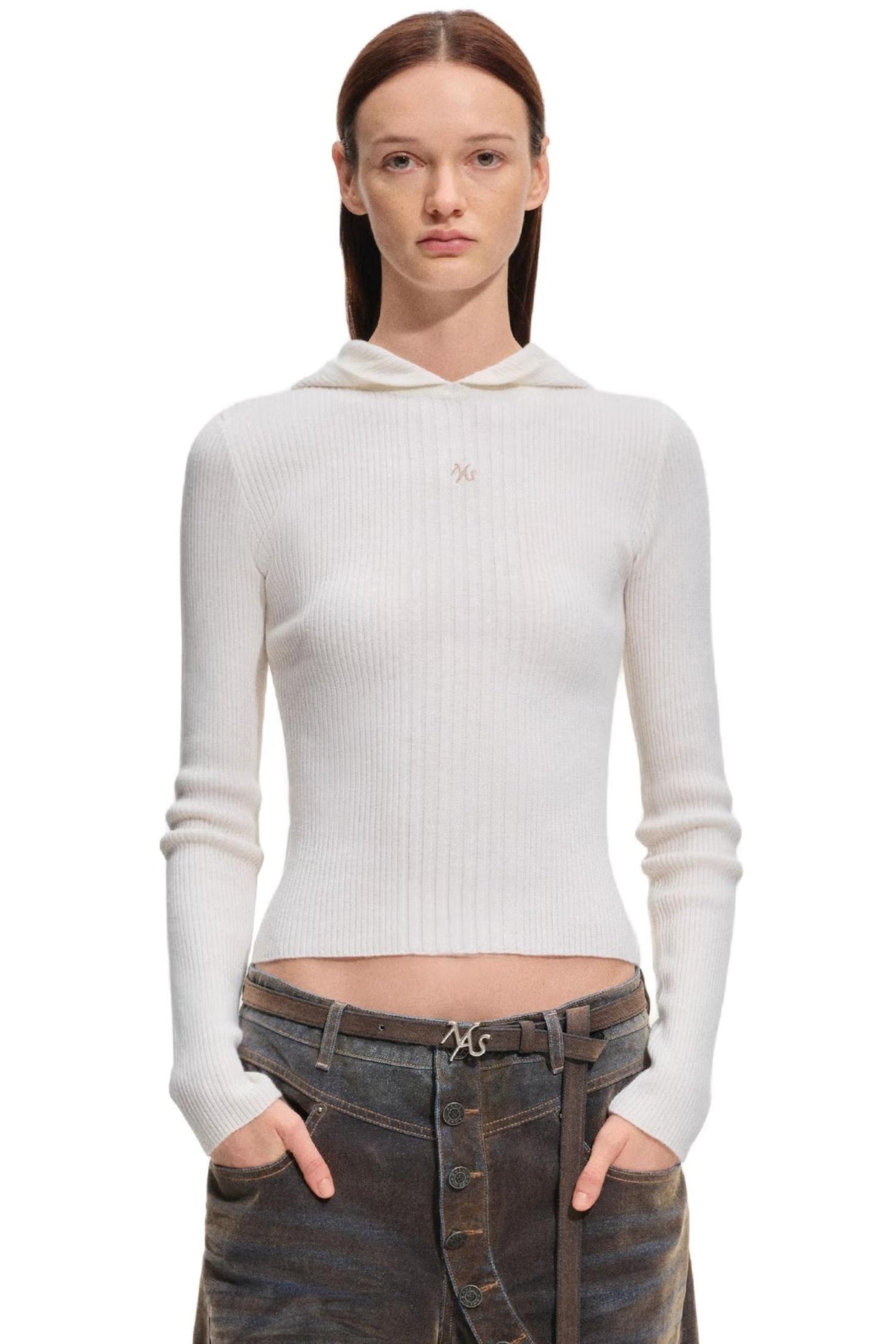 Dawn Light Hooded Knit Sweater