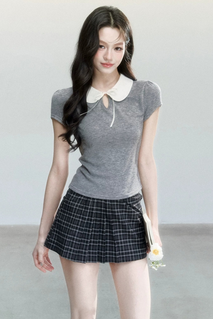 Poetry Doll Collar T-Shirt