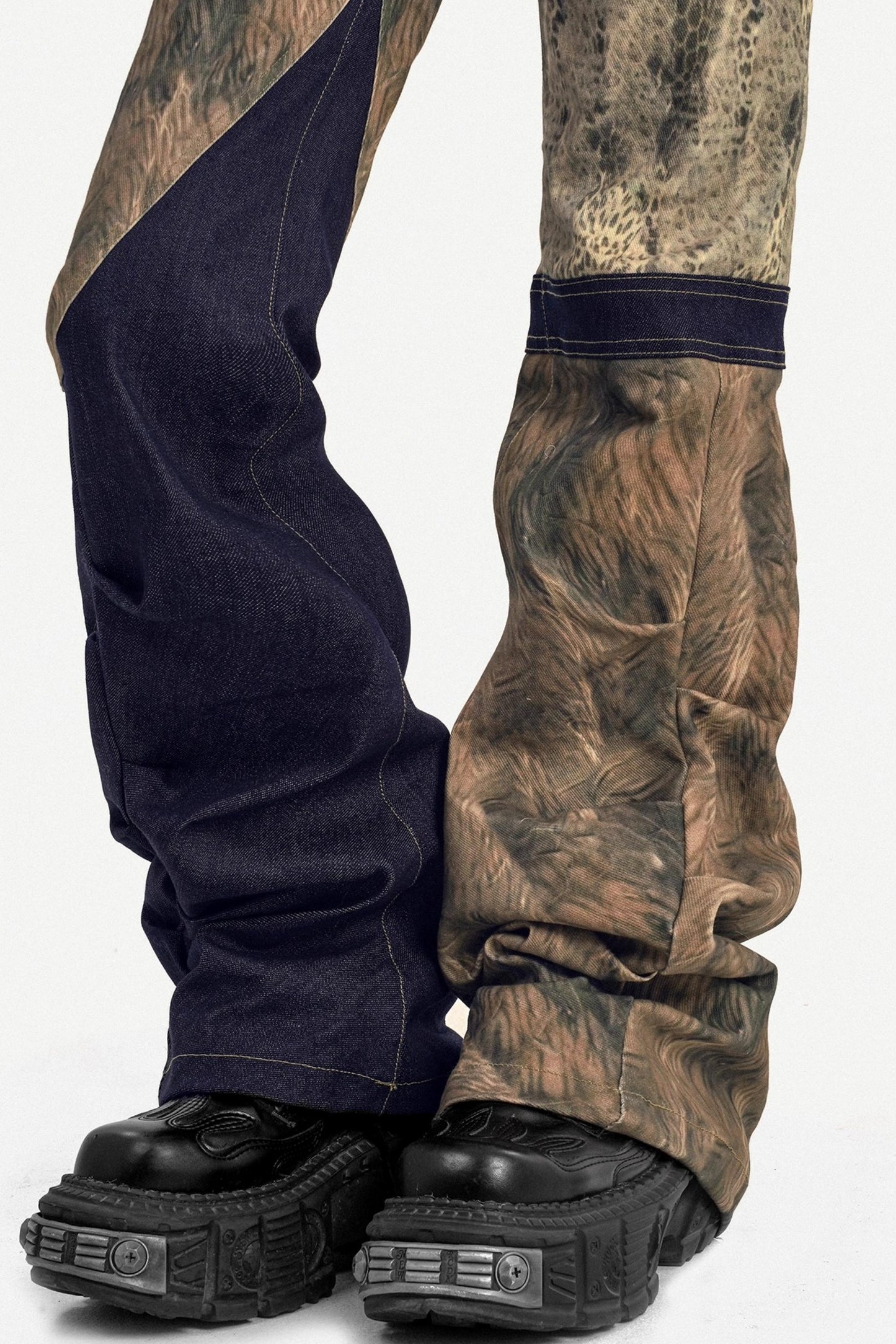 Rebellious Retro Flared Pants