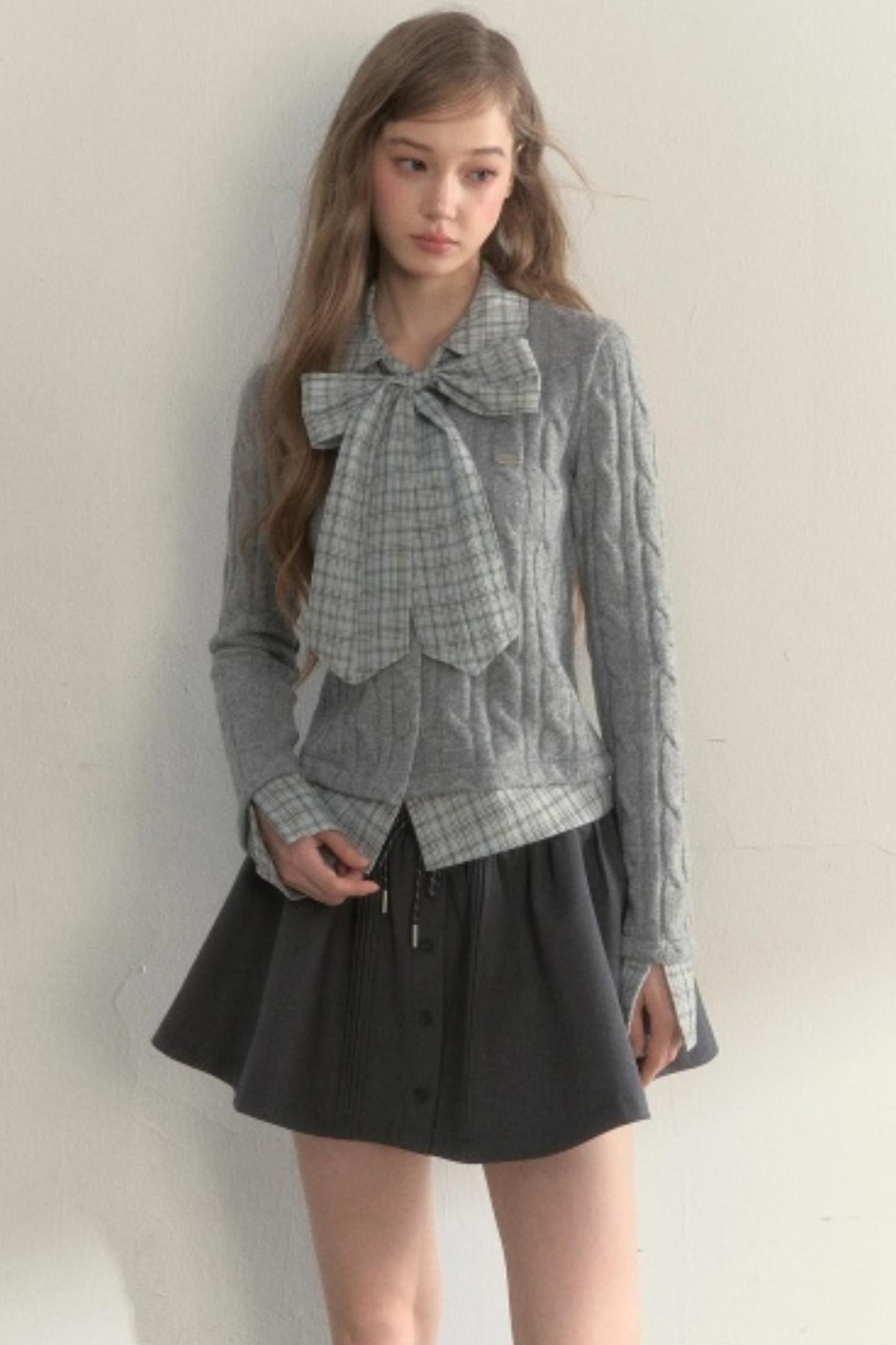 Retro Twist Knit Sweater